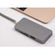 USB 3.1 with Type C Charging Port Output Card Reader 3 USB 3.0 Ports for MacBook