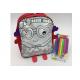 Customized DIY Arts And Crafts Toys For Kids Cute Carton Backpack With 5 Pens