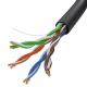 Solid UTP Cat5e Network Cable 4 Pairs CCA Conductor PVC Jacket