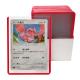 Hard Pvc Photo Game Sports Card Holder 35pt Clear Toploaders With Cover Film