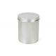 Silver 500g Aluminium Cosmetic Containers Recyclable
