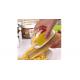 LFGB Plastic Vegetable Cutter Easy Stripper Corn Cob Remover With Silicon Handle