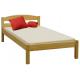 modern  single bed pine wood