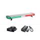 Emergency Vehicle Light Bars Green & Red , Police Lights And Sirens Kits