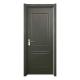 ISO9001 CE MDF Black Interior Armored Front Doors For Home