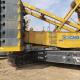 Well Maintained Used Crawler Crane Equipment / Mobile Crawler Crane 1.5 Km/H Travel Speed