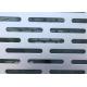 Galvanised Perforated Metal Sheet Slotted Hole For Filters / Vents