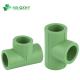 Varnish Paint Finish DIN Standard PPR Pipe Fitting Equal Tee for Hot Water Connection