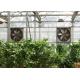 1400RPM Greenhouse Cooling System 220V / 380V Galvanized Sheet Contour Frame