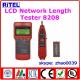 All-in-1 Cable tester, cable locator, network tester 8208 with RJ11, RJ45, BNC