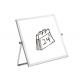 Magnetic Desktop Dry Erase Board With Stand Aluminium Alloy Galvanized Sheet