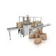 Corrugated Cardboard Folding Gluing Machine / Carton Box Forming Machine