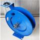 15m Length Retractable Hose Reel Drum Spring Driven Auto Type Blue Color