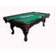 Brown Standard 96 Inches Billiards Game Table With Converson Table Tennis Top / Cue Rack