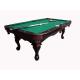 Brown Standard 96 Inches Billiards Game Table With Converson Table Tennis Top / Cue Rack