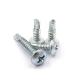 DIN M4.8 Zinc Plated Self Tapping Screws , 60mm Rounded Head Self Tapping Steel Bolts