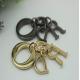 Bag hardware accessories metal jewelry pendants gold & gunmetal small letters hanging charm