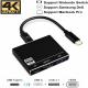 ROHS 40g Type C To HDMI 4K*2K 3840*2160  USB C Hub