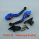 Blue color motorcycle cnc folding lever clutch and brake lever for sale