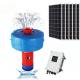 48v 25m3/H Solar Powered Surface Aerator Lake 4 Paddle Wheel 1 Acre Pond Aerator