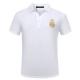 Unisex Button closure Polo Short Sleeve T Shirt with spread collar