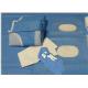 Disposable Sterile Angiography Drape Packs , Surgical Angio Pack with Soft and Absorption sheet