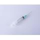 Luer Lock Slip Medical Disposable Syringe With Safety Needle Transparent 1ml 5ml