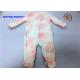 Long Sleeve Baby Pram Suit 100% Polyester Micro Fleece With Snap Front Closing Coverall