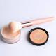 Golden Color Wool Makeup Brushes No Skin Hurting Suitable For Sensitive Skin