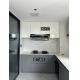 Kitchen Pantry Cupboard Lacquer MDF Kitchen Cabinet With Drawer Slide
