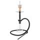 Aluminium Sliver Black Hookah With Anodizing Surface Treatment Easy Carry