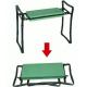 Steel Pipe EVA Foldable Garden Bench Kneeler Seat Stool 58.5 * 25 * 48cm