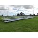 Safe Fixed Temporary Grandstand , Portable Outdoor Bleachers For Soccer / Football Field
