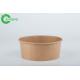 Biodegradable Kraft Paper Bowls 32oz Take Away Durable Food Container For Salad