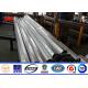 8M Height 11M Width Roadway Driveway Traffic Light Pole Galvanised Steel Pole