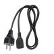 Industrial Locking Cable 3X1.5MM Socket Eu 3Pin-C14 European Standard Ac Cord Iec Power Connector