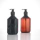PET 500ml Oblique Shoulder Shampoo Pump Bottles