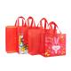 Chinese New Year Gift Bag Reusable Non Woven Handle Shopping Bag With Logos