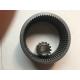 Customized Small Spur Gear Ring Blacking Surface Treatment High Rigidity