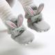 Fancy 2019 winter Flannel warm cute rabbit infant girl crib socks baby booties