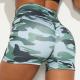 Sexy New Camouflage Patchwork Sports Fitness Yoga Shorts For Women