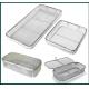 Medical Grade Stainless Steel Mesh Tray With Drop Handles For Washing Or Sterilization