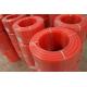 Orange color  hardness 90A Smooth  Polyurethane Round Belt  For Industrial Transmission