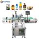 Automatic 1 mm Labeling Accuracy Round Bottle Labeling Machine for Plastic Sticker