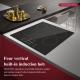 CB Certified Built In Electric Cooktop , Touch Induction Cooktop With Knob Controls