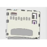 100V Electronic Components Connectors 0.5A Micro SD Card Socket Push Push