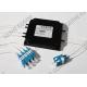 Single Mode 50/50 LC 1490nm Fiber Optic Cable Coupler
