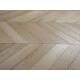 2 Layers Oak Chevron Parquet Flooring, Nature Grade To Italy