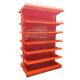 Factory custom color size metal store display shelves duty free store shelves