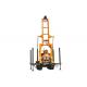 Diesel Engine 13.2kw Power Water Well Drilling Rig Crawler Type Hydraulic